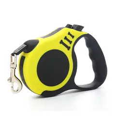 MASCO TODO - Correa Retráctil 5 metros Mascotas Perros Amarillo