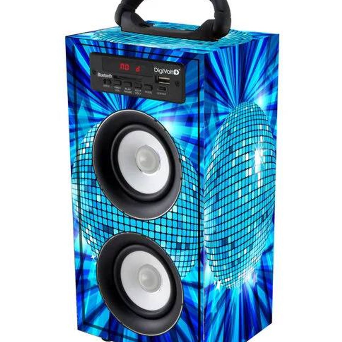 GENERICO - Parlante Portatil NEX bluetooth, usb y SD [27 x 14 x 12 cm]