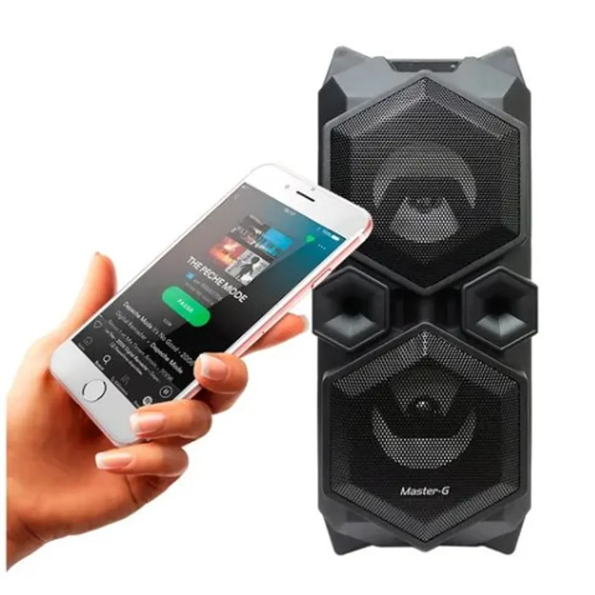 GENERICO - Parlante Karaoke Master-G 15,9 x 40 x 13,8 cm