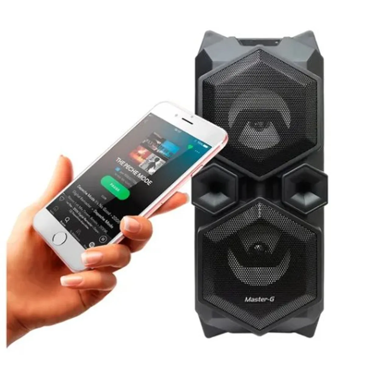 GENERICO - Parlante Karaoke Master-G 15,9 x 40 x 13,8 cm