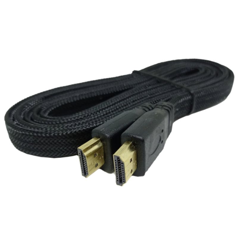 GENERICO - CABLE HDMI PLANO RESISTENTE ALTA DEFINICION 3 METROS