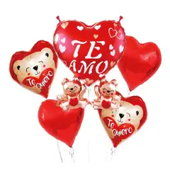GENERICO - Set De Globos Para Helio Con 5 Globos