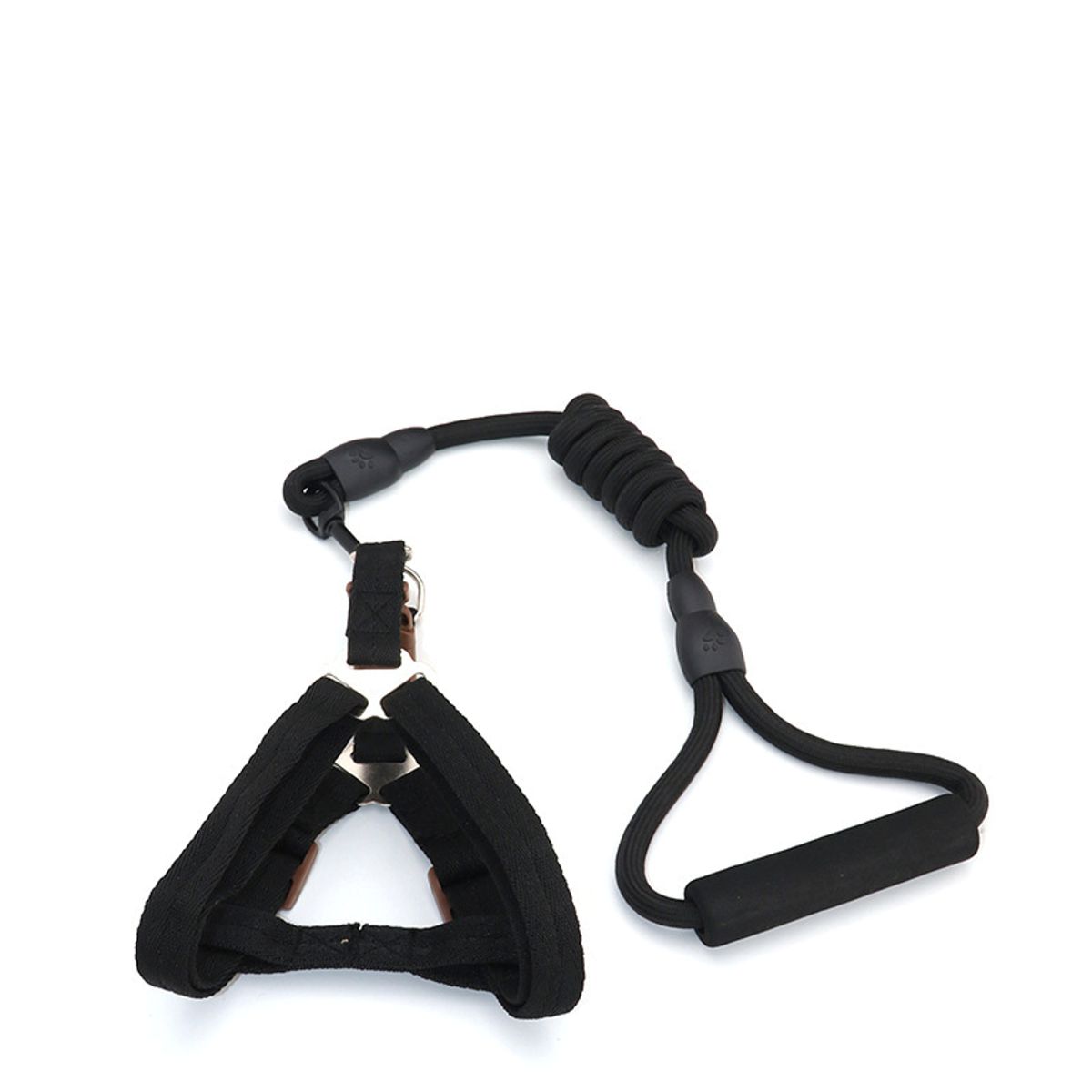 MASCO TODO - Arnés más Correa para Perros Mascotas Negro