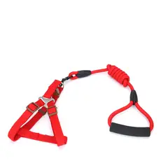 MASCO TODO - Arnés más Correa para Perros Mascotas Rojo