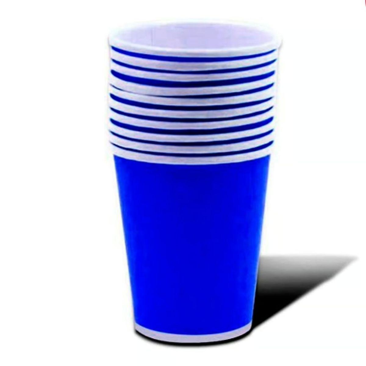 GENERICO - Vaso Carton Azul 87*75*53 20 Unidades