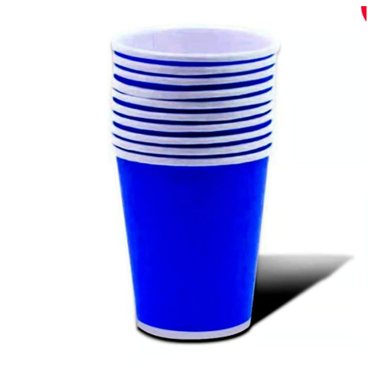 GENERICO - Vaso Carton Azul 87*75*53 20 Unidades