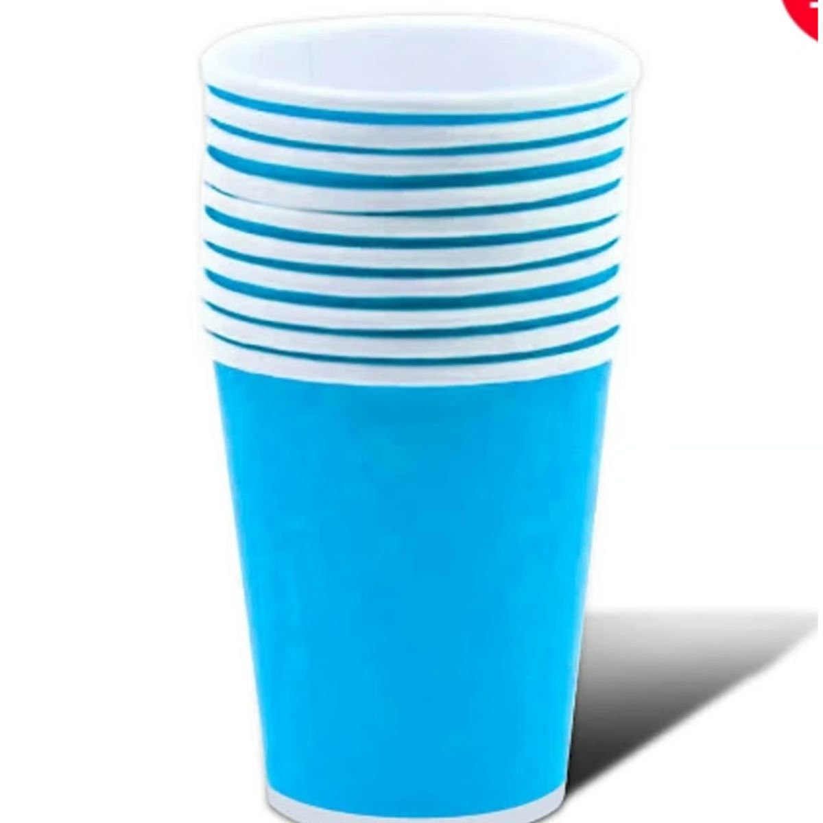 GENERICO - Vaso Carton Celeste 87*75*53 20 Unidades