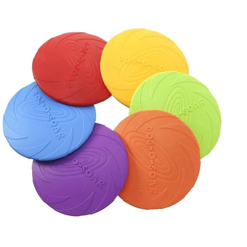 GENERICO - Frisbee de 18cm Mascotas Perro Resistente Verde