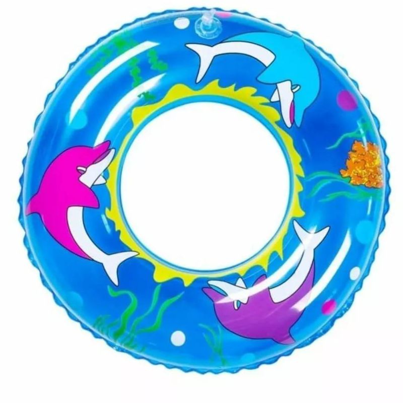 GENERICO - Flotador de Delfín para niños 60 cm