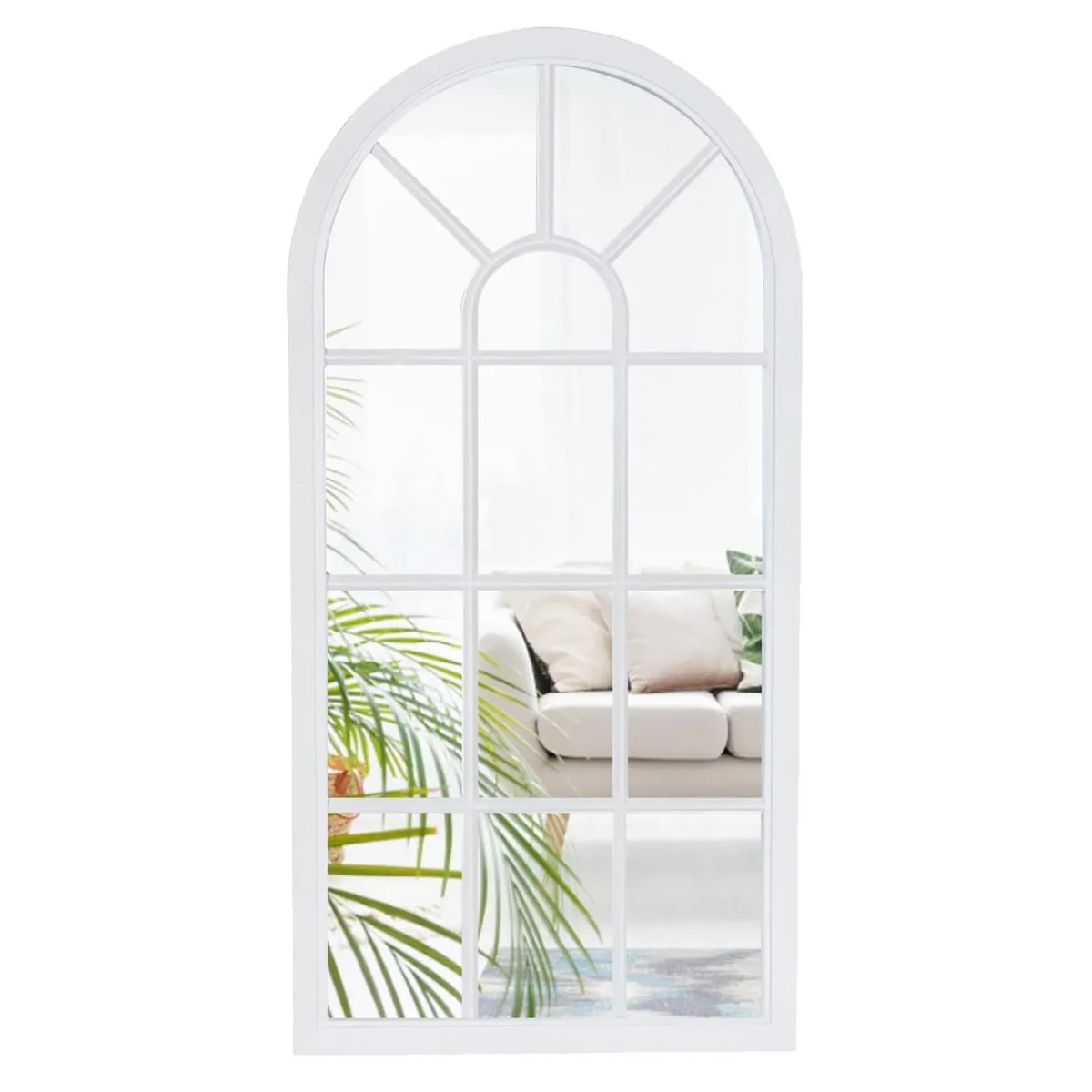 GENERICO - Espejo Catedral Ventana Blanco para Pared