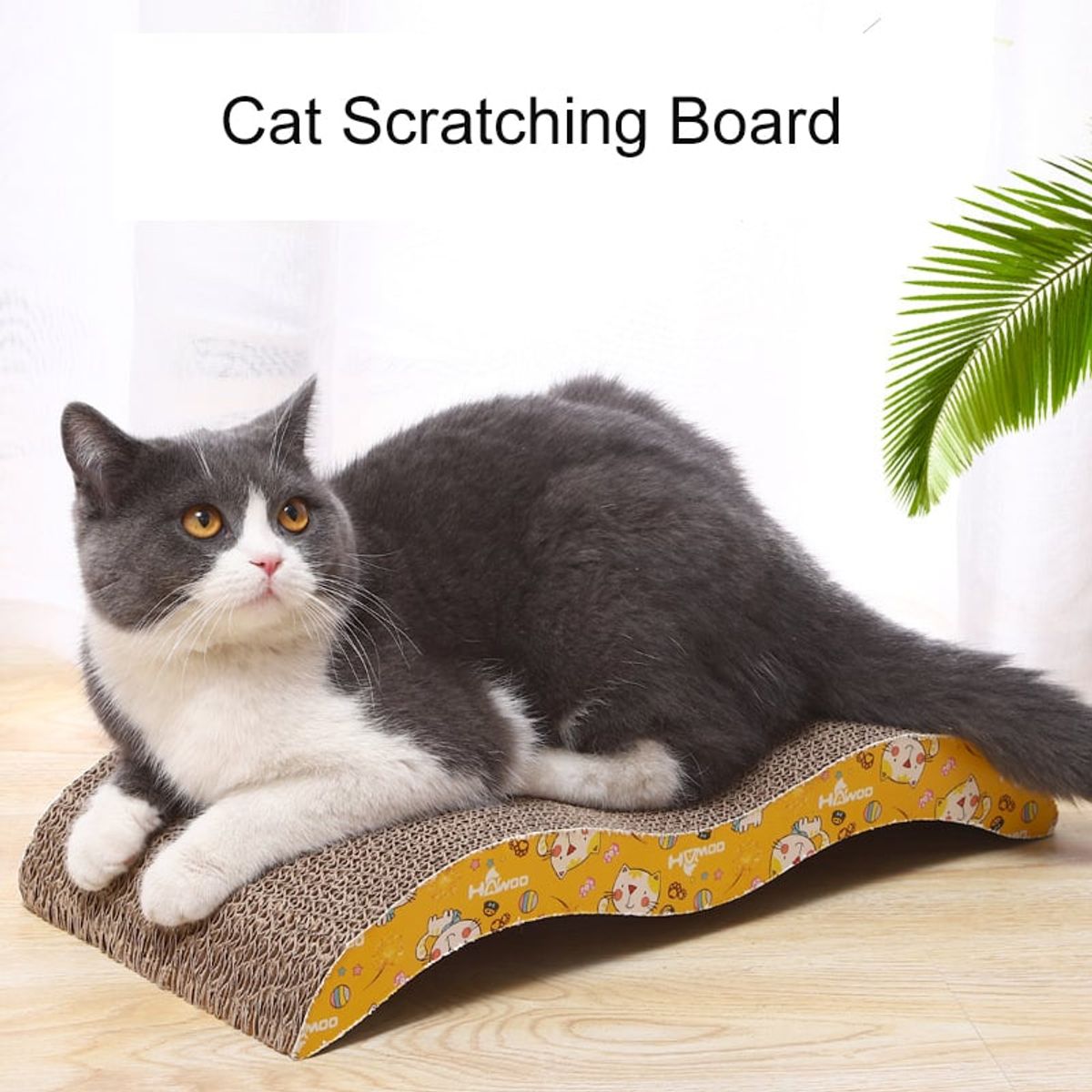 MASCO TODO - Rascador para Gatos de Cartón Corrugado  Catnip Hierba