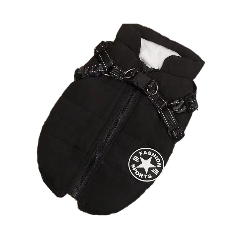 GENERICO - Parka Chaqueta Impermeable Perro Talla S Negro