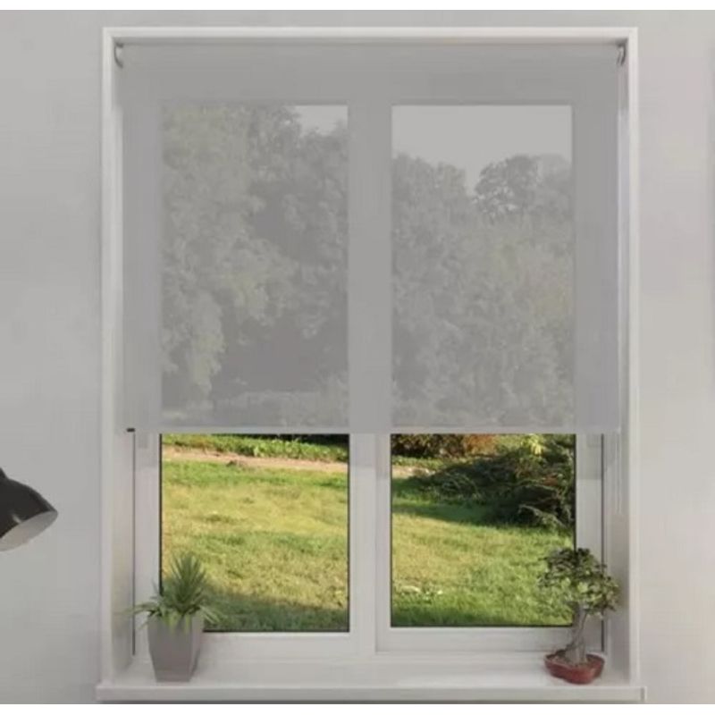 SUNDAY - Cortina Roller Sunscreen Uv Traslúcida Ecofrest 120x240 GRIS