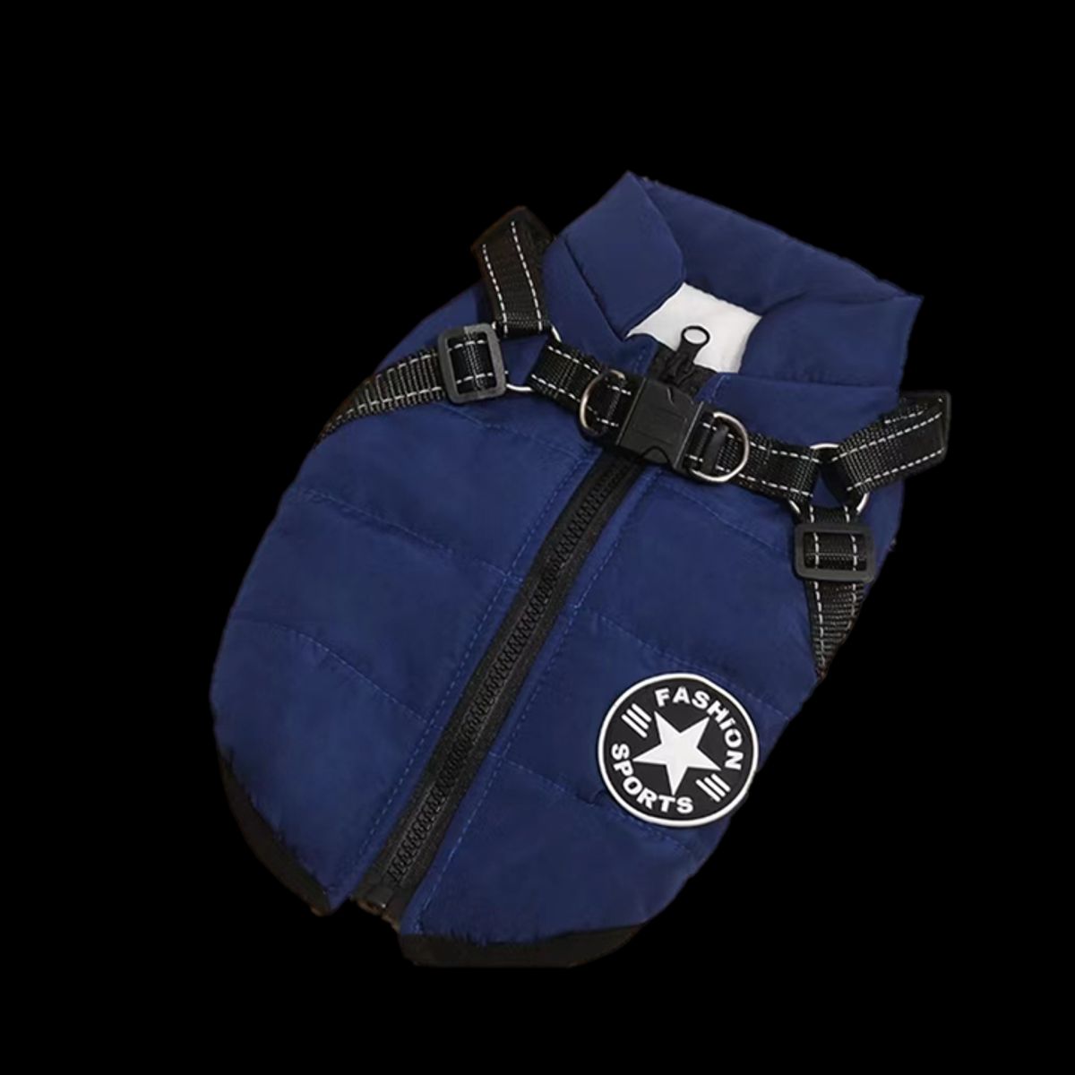 MASCO TODO - Parka Chaqueta Impermeable Perro Talla S Azul