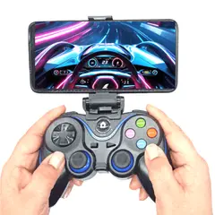 GENERICO - Control Joystick Gamepad Bluetooth Celu Android IOS Smartphone Azul