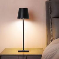 Lámpara de escritorio LED Lámpara táctil inalámbrica recargable