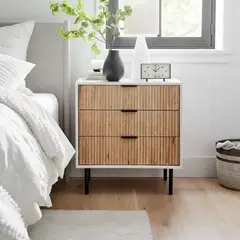 SPACE HOME - Comoda Lively 3 niveles color blanco