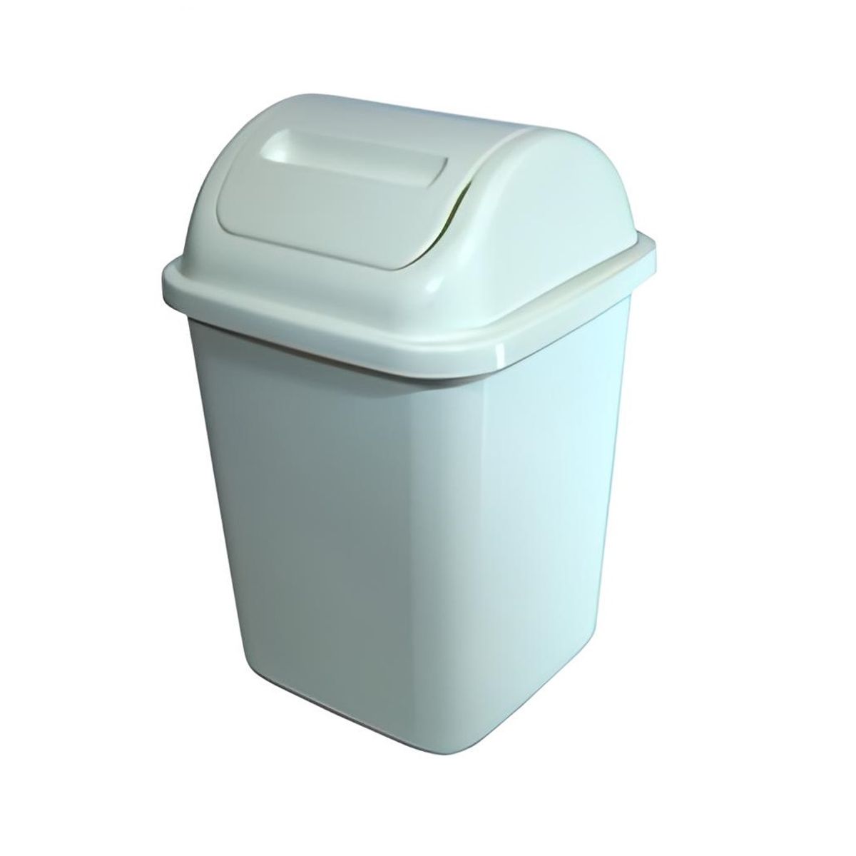 BLOCCARE - Basurero Plástico De 10 Litros - Basurero Para Baño O Cocina.