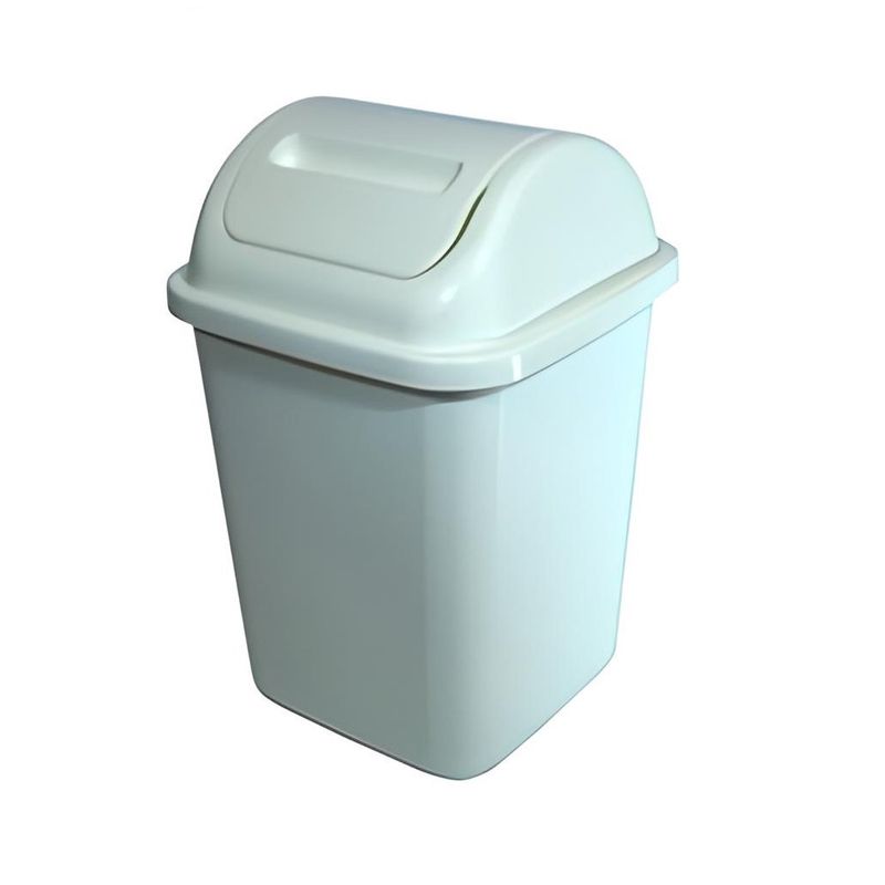 BLOCCARE - Basurero Plástico De 10 Litros - Basurero Para Baño O Cocina