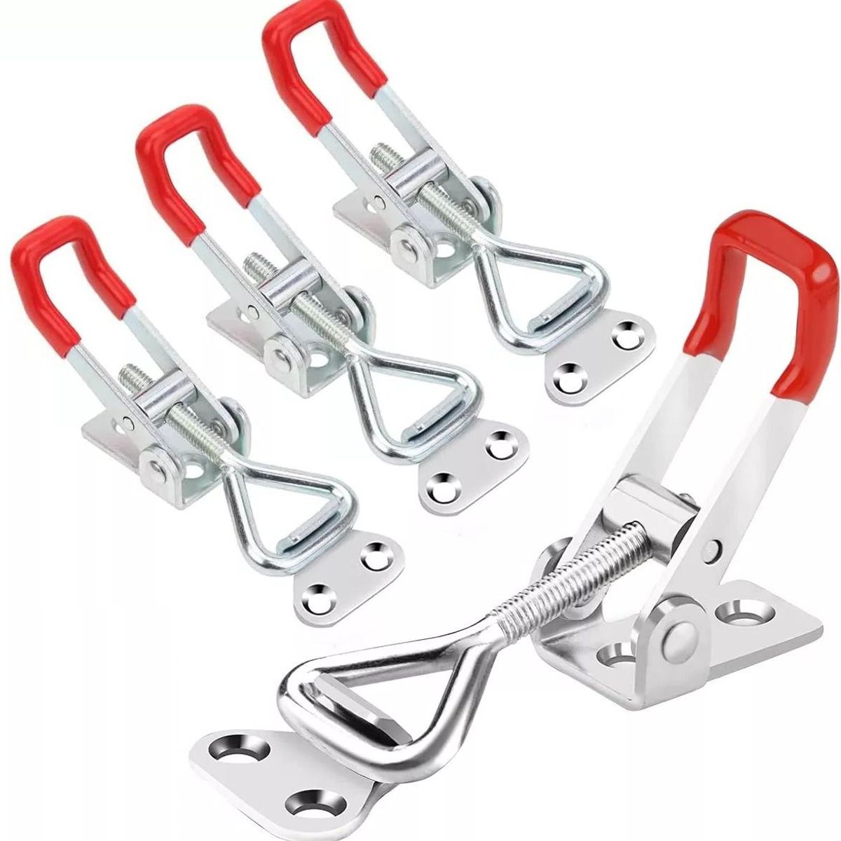 KUANGYE - Abrazaderas De Cierre Rápido Con Pestillo De Acero Inoxidabl