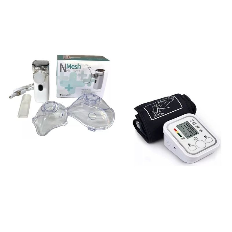 GENERICO - Kit  Nebulizador Toma presion Brazo White