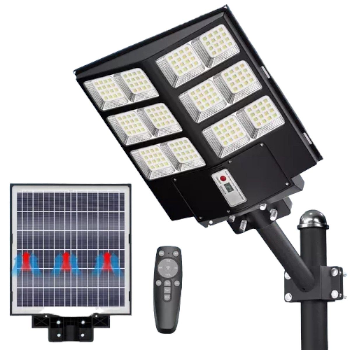 GENERICO - Lámpara Farola Luz Solar 800w Proteccion IP66