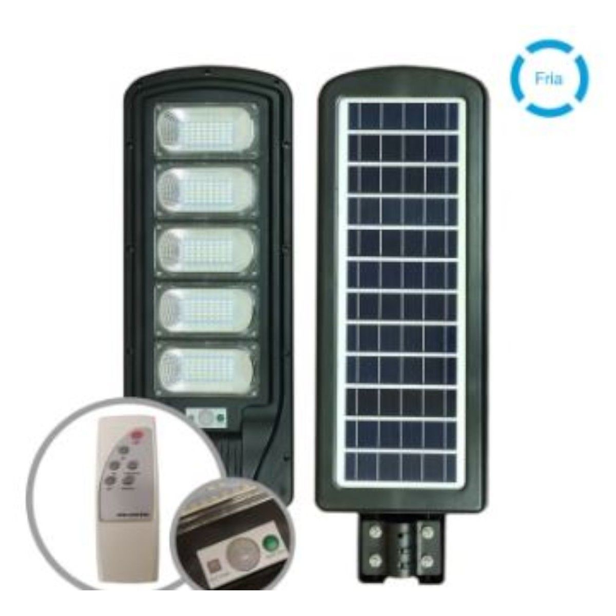 GENERICO - Foco Farola Solar con sensor de Movimiento 500w