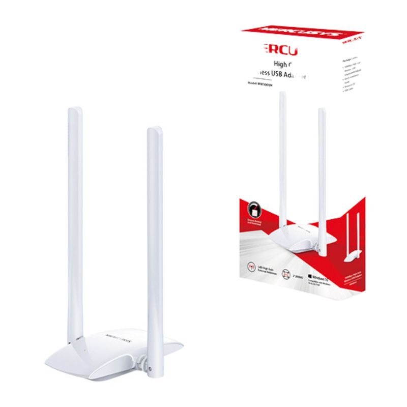 MERCUSYS - Adaptador USB Wifi Externo 300Mbps Mercusys MW300UH