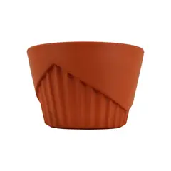 VERDY - Maceta Vitória Cachepot Piramidal Terracota 15x12cms
