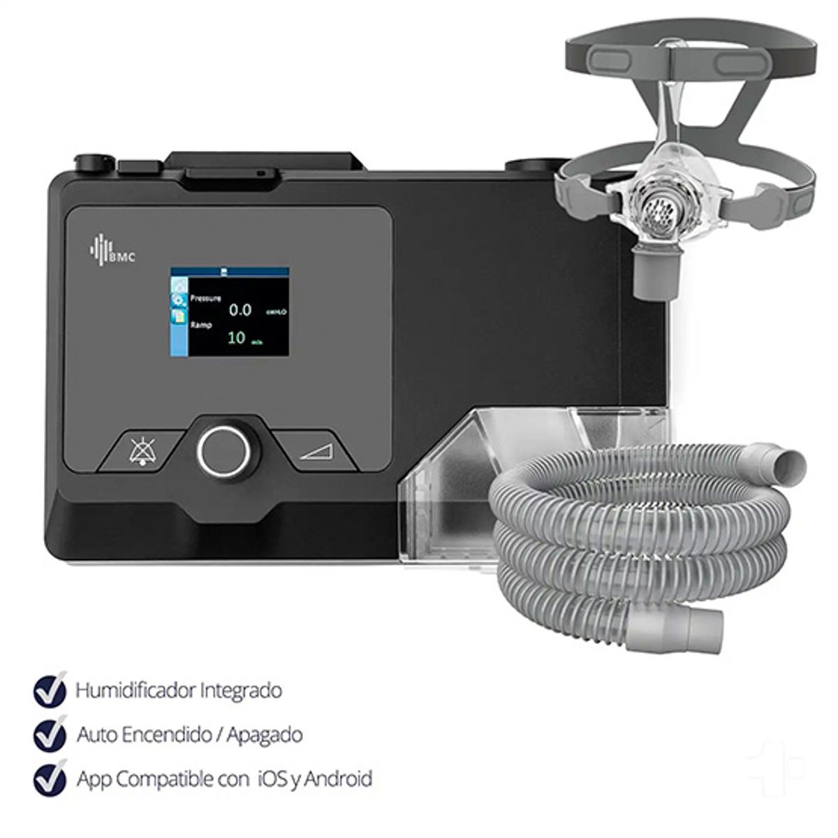 BMC - AUTO CPAP BMC G2S A20 Tubo Estándar Mascara Nasal M
