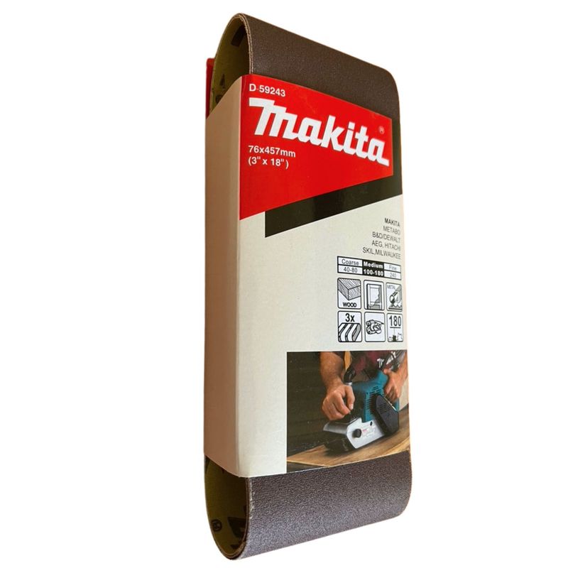 MAKITA - Lija De Banda 3 X 18 Pulgadas D-59243