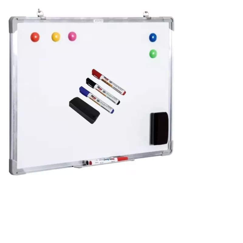 GENERICO - Set Pizarra Acrílica Magnet (45x60)- 3 Marcadores - 6 Imanes