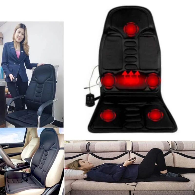 GENERICO - Silla Cojin Masejeador Para Espalda Portatil Auto