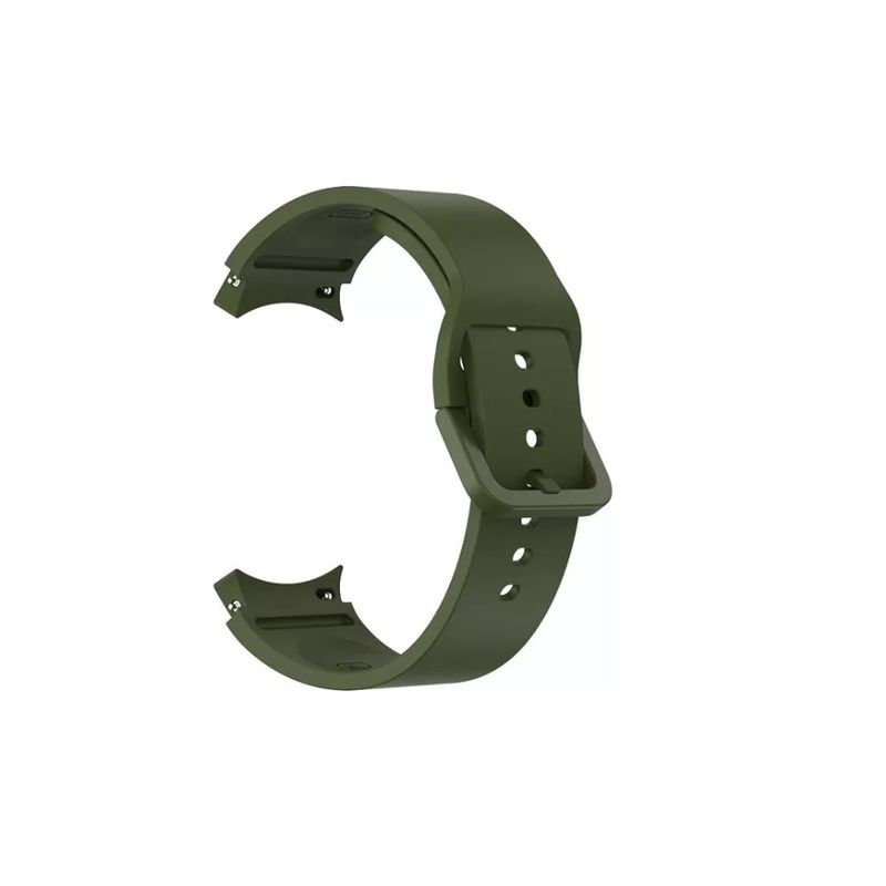GENERICO - Correa De Silicona Para Galaxy Watch 4 /5/5pro 40 44 42 46mm-VERDE OLI