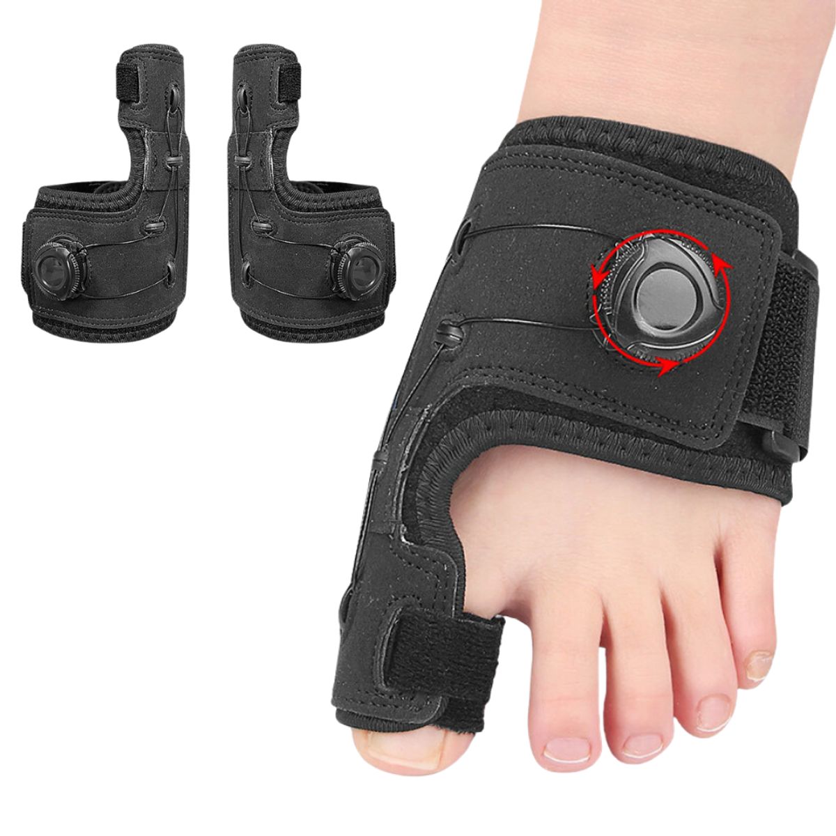 GENERICO - Par Corrector De Juanete Separador Dedos Enderezador Juanete