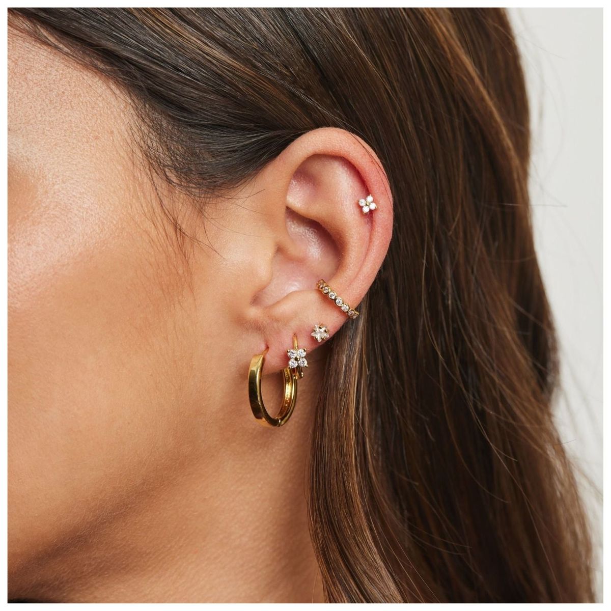 BOAZ JOYAS - ARGOLLAS LISAS 20MM BAÑADAS EN ORO