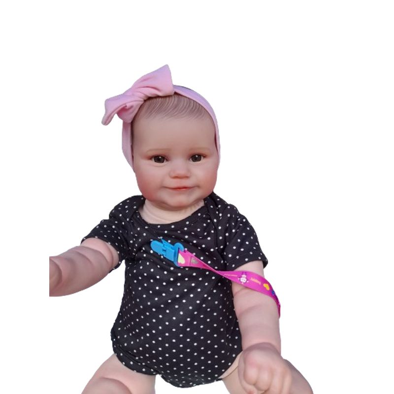 GENERICO - Bebe Reborn 60cm NIÑA con accesorios