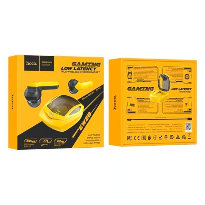 HOCO - Audifonos Gamer Hoco EW28 AMARILLO