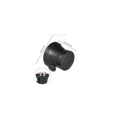 GENERICO - Negro Maxcare® Tazon De Plás tico Para Jabon Crema De Afeitar L5065