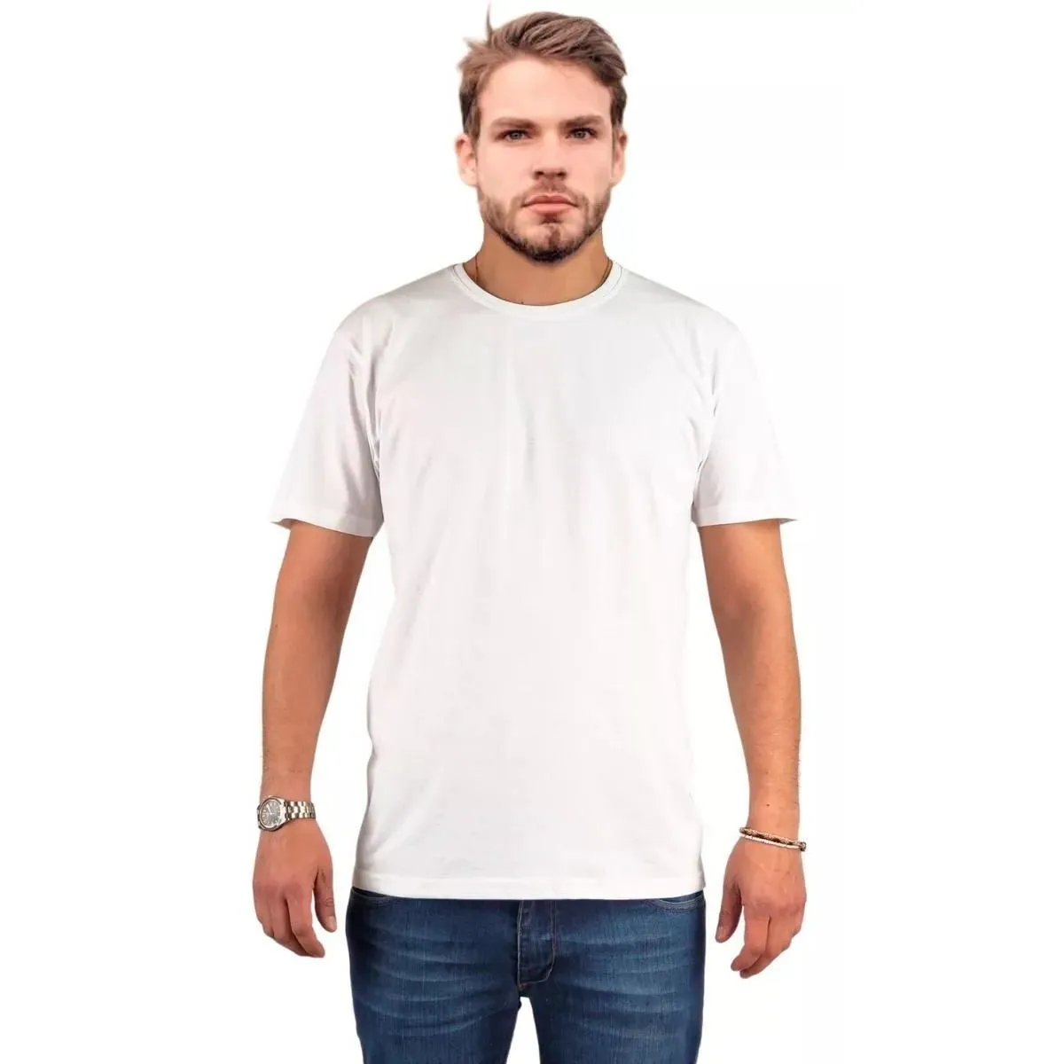 LIKE SHOP - Polera Hombre Manga Corta Algodón Grueso. Urbana 387