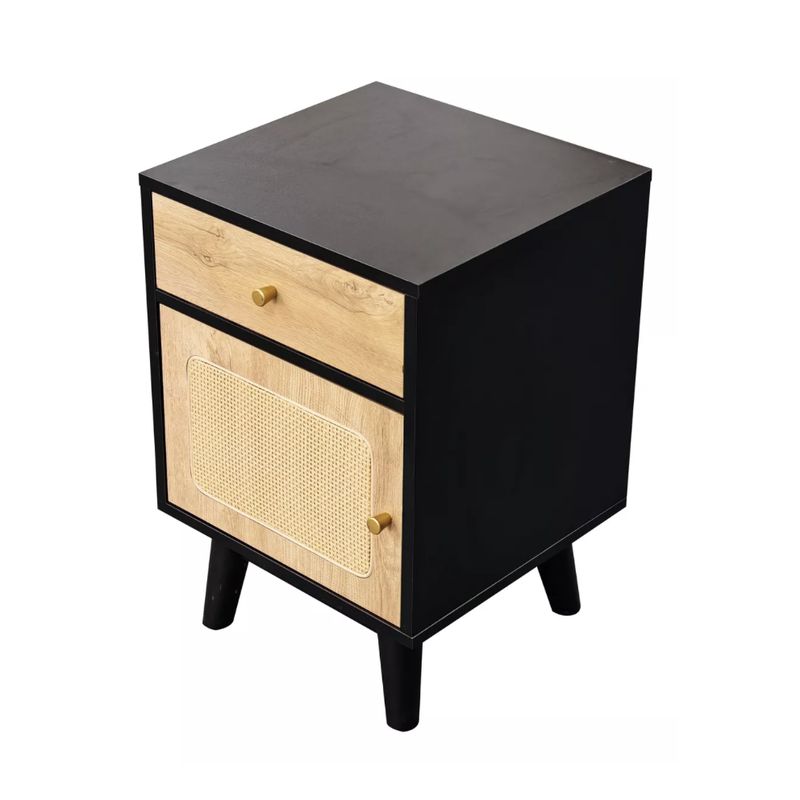 HOMER DESIGN - Velador Tejido Estilo Eeuu Premium 40x39x56cm Calidad Alta