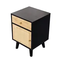 HOMER DESIGN - Velador Tejido Estilo Eeuu Premium 40x39x56cm Calidad Alta