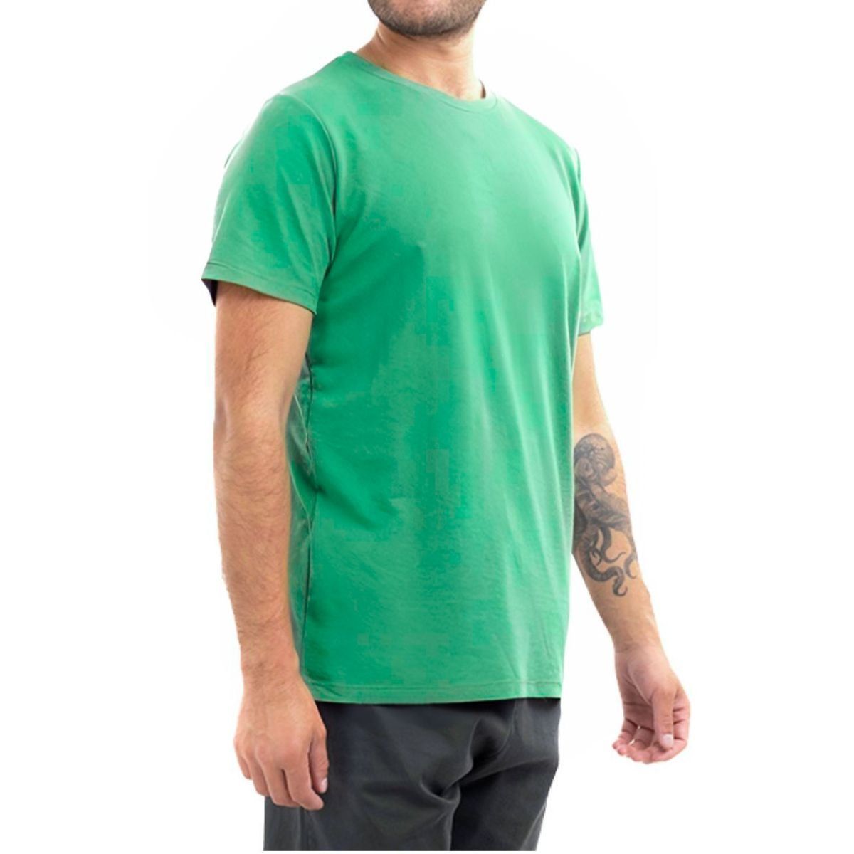 LIKE SHOP - Polera Hombre Manga Corta Algodón Grueso. Urbana 387