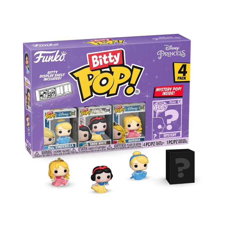 FUNKO - Funko Bitty Pop: Disney Princesas 4 unidades