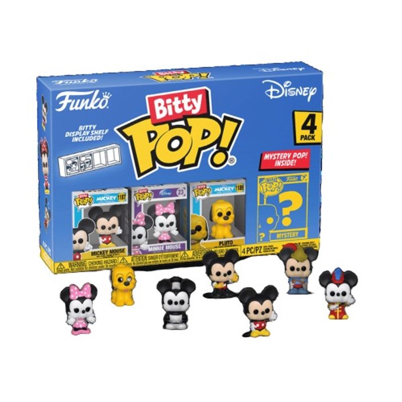 FUNKO - Funko Bitty Pop: Disney Mickey 4 unidades