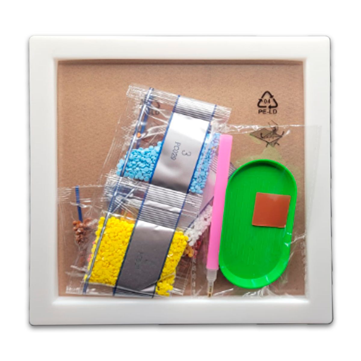 GENERICO - KIT 5D PINTURA DIAMANTE CON CUADRO 17X17 PIKACHU