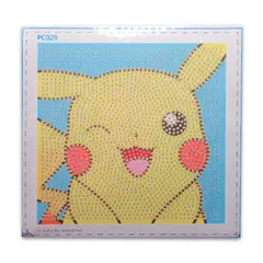 GENERICO - KIT 5D PINTURA DIAMANTE CON CUADRO 17X17 PIKACHU