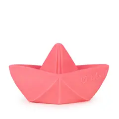OLI & CAROL - Juguete Mordedor Oli Carol Bote Origami ROSADO