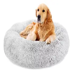 GENERICO - Camas Mascotas Perro Antiestres Cama Felpa Gato Grande Cama