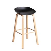 Piso Bar Nórdico Negro 75cm